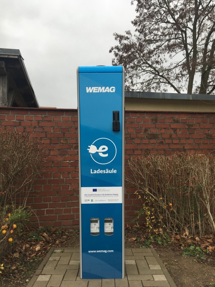 E-Ladesäule in Rehna