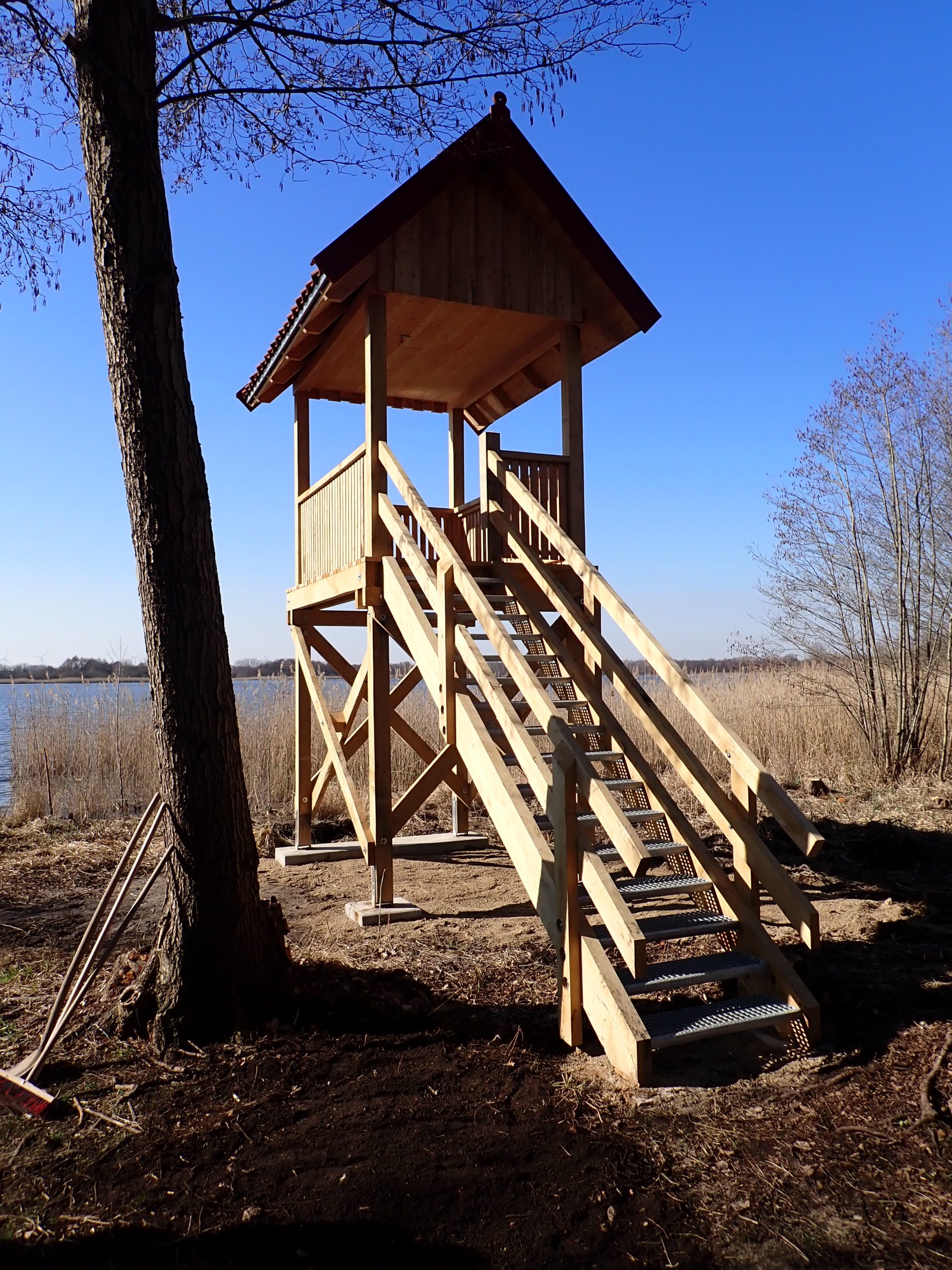 Aussichtsturm am Santower See